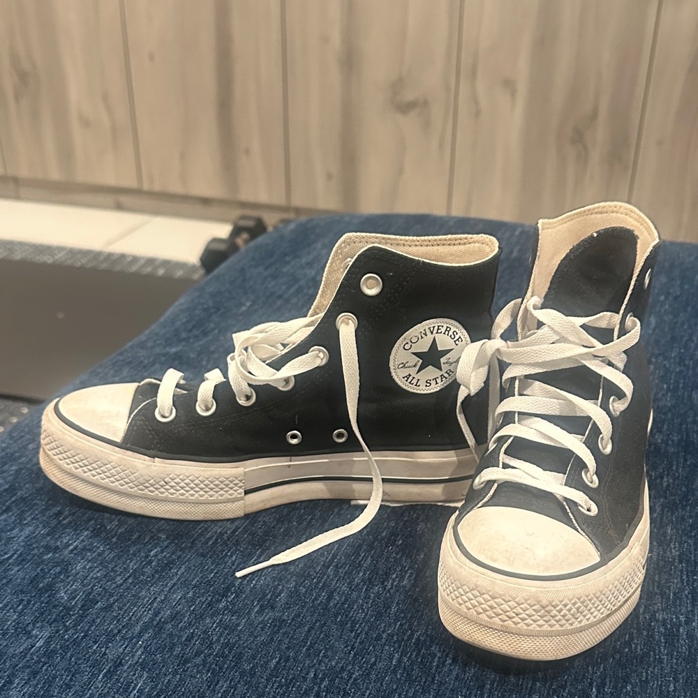 Converse Black and White High-Tops